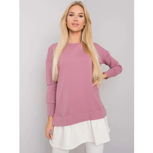 RUE PARIS Dusty pink women's cotton tunic