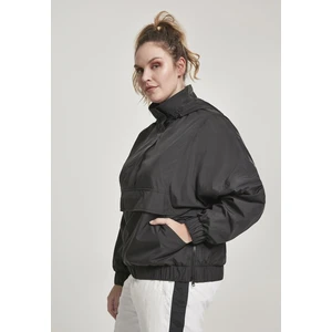 Ladies Panel Pull Over Jacket black