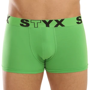 Men's boxers Styx sports rubber green (G1069)