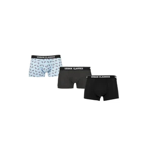 Boxer Shorts 3-Pack Melon Aop+cha+blk