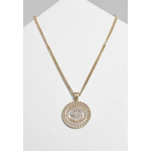 Dollar Diamond Necklace Gold