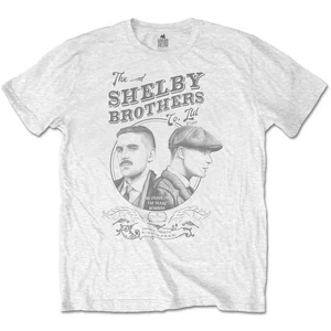 Peaky Blinders Tričko Shelby Brothers Circle Faces Bílá S