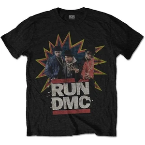 Run DMC Tričko POW Čierna S