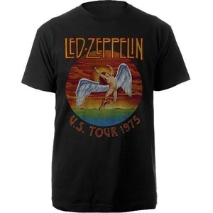 Led Zeppelin Tričko USA Tour '75 Čierna M