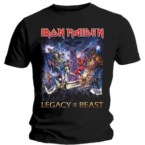 Iron Maiden Maglietta Legacy Of The Beast Grafica-Nero L