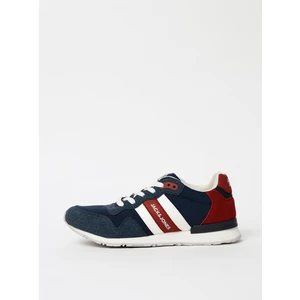 Dark blue men's sneakers with suede details Jack & Jones - Men