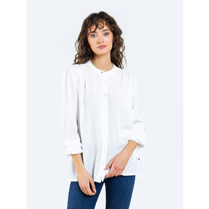 Big Star Woman's Ts_ls Shirt 140298 Brak Woven-100