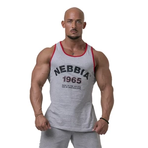 Nebbia Old - school Muscle tielko 193 light grey variant: XL