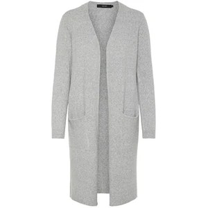 Vero Moda Dámsky kardigan VMDOFFY 10215434 Light Grey Melange XS