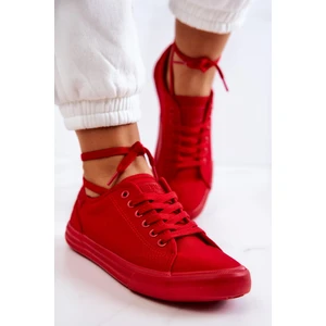 Women's Low Sneakers Big Star JJ274068 Red