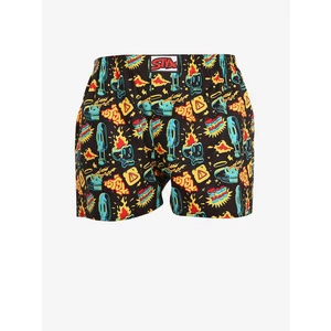 Black and yellow men's patterned boxer shorts Styx art Toohot