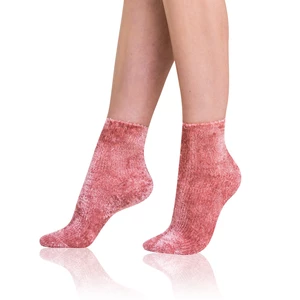 Bellinda <br />
EXTRA SOFT SOCKS - Extra mäkké zimné ponožky - tmavo ružová