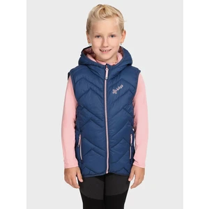 Children's insulated vest Kilpi TOMM-JG Dark blue