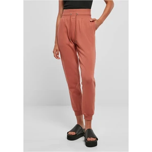 Women's Organic Terracotta High Waist Trousers