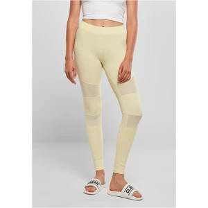 Women's Tech Mesh Leggings Soft Yellow