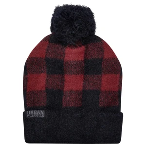 Pom Beanie black/red