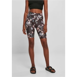 Women's Soft Shorts AOP Cycle Blacksoftflower