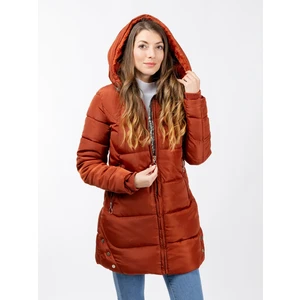 Women's quilted jacket GLANO - orange