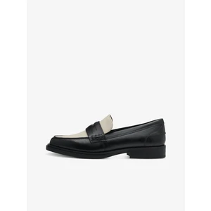 Women's beige-black loafers Tamaris - Women