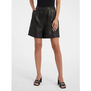 Orsay Black Women's Patterned Shorts - Women's