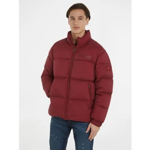 Tommy Hilfiger Men's Red Down Jacket - Men