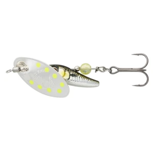 Savage gear rotačka sticklebait spinner green silver ayu - 1 4,5 g