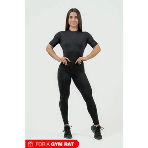 Nebbia Workout Jumpsuit INTENSE Focus Black S T-shirt de fitness