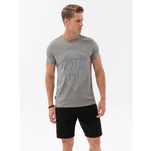 Ombre Men's printed cotton t-shirt