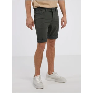 Khaki Mens Denim Shorts LERROS - Men