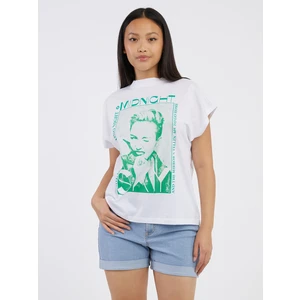 White Women's T-Shirt Noisy May Hailey - Women