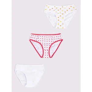 Yoclub Kids's Cotton Girls' Briefs Underwear 3-Pack BMD-0037G-AA20-002