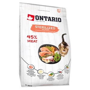 Ontario Cat Sterilised Salmon 2kg