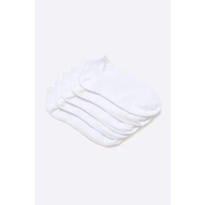 Set of five pairs of white ankle socks Jack & Jones Dongo - Men