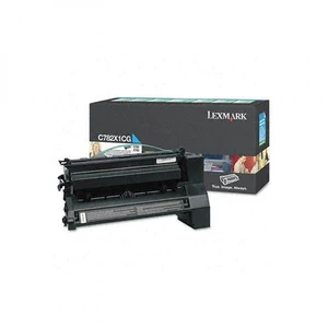 Lexmark C782X1CG, cyan, 15000 str., return, C782 originálny toner