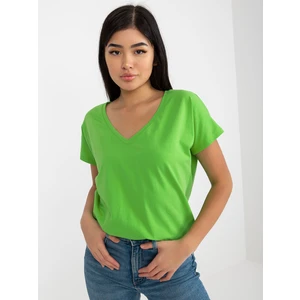 Light green classic basic t-shirt by Emory