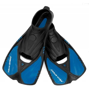 AQUA SPEED Unisex's Snorkel Flippers Action Navy Blue Pattern 11