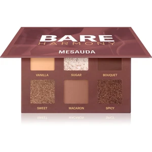 Mesauda Milano Bare Harmony paleta očních stínů odstín 204 Delicious Rose 6x1 g