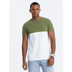 Ombre Men's two-tone cotton T-shirt