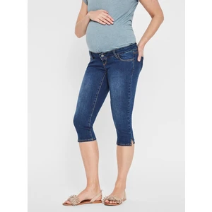 Blue Maternity 3/4 Slim Fit Jeans Mama.licious Lola - Women