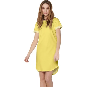 Jacqueline de Yong Dámské šaty JDYIVY LIFE 15174793 Yellow Cream M