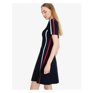 Tommy Hilfiger Colourblock Šaty Modrá