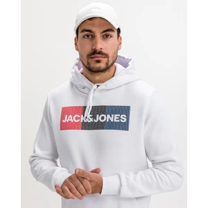 Jack & Jones Corp Mikina Bílá