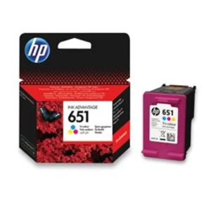 Cartridge HP 651, 300 stran, CMY (C2P11AE) Originální inkoustové kazety HP díky svému složení levně tisknou trvanlivé barevné dokumenty a fotografie ,