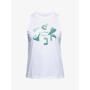 Under Armour Logo Graphic Muscle Tank Dámské tílko 1356298-100 White S