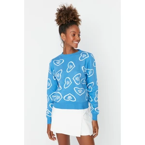 Trendyol Sweater - Blue - Regular fit