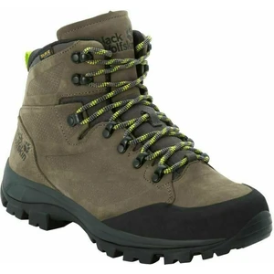 Jack Wolfskin Calzado de hombre para exteriores Rebellion Texapore Mid M Khaki/Phantom 42