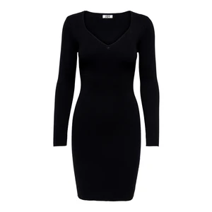 Jacqueline de Yong Dámske šaty JDYCIRKELINE Bodycon Fit 15266066 Black M