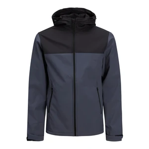 Jack&Jones Pánska softshell bunda JJEMARVIN 12212363 Ombre Blue S