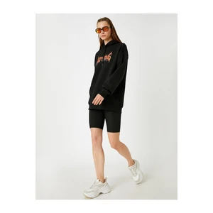 Koton Sweatshirt - Black - Relaxed fit