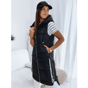 Women's quilted vest SKYLER black Dstreet